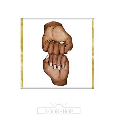 Chocolate bar hands