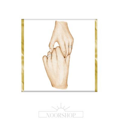 Chocolate bar hands