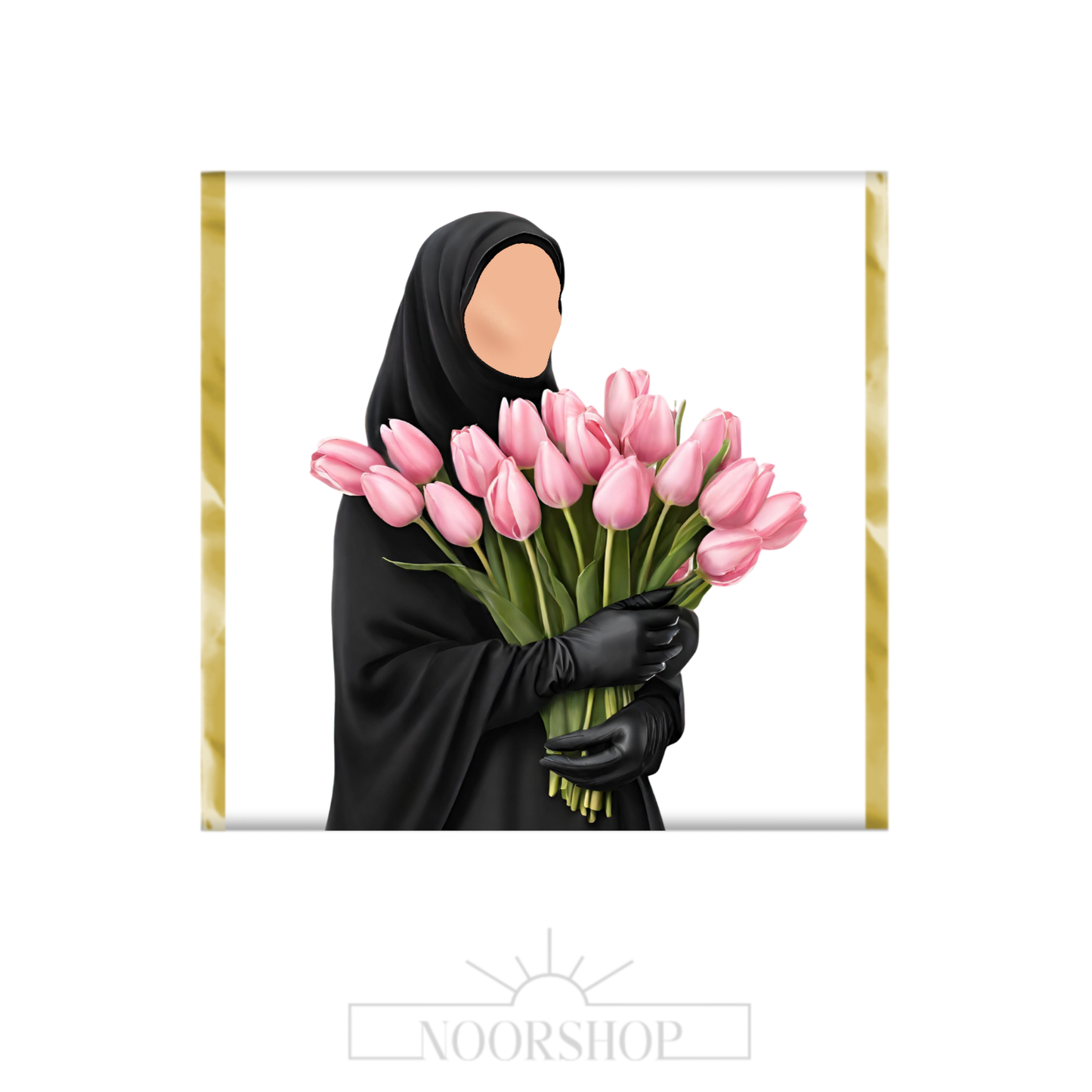 Chocolate bar Ukht flowers