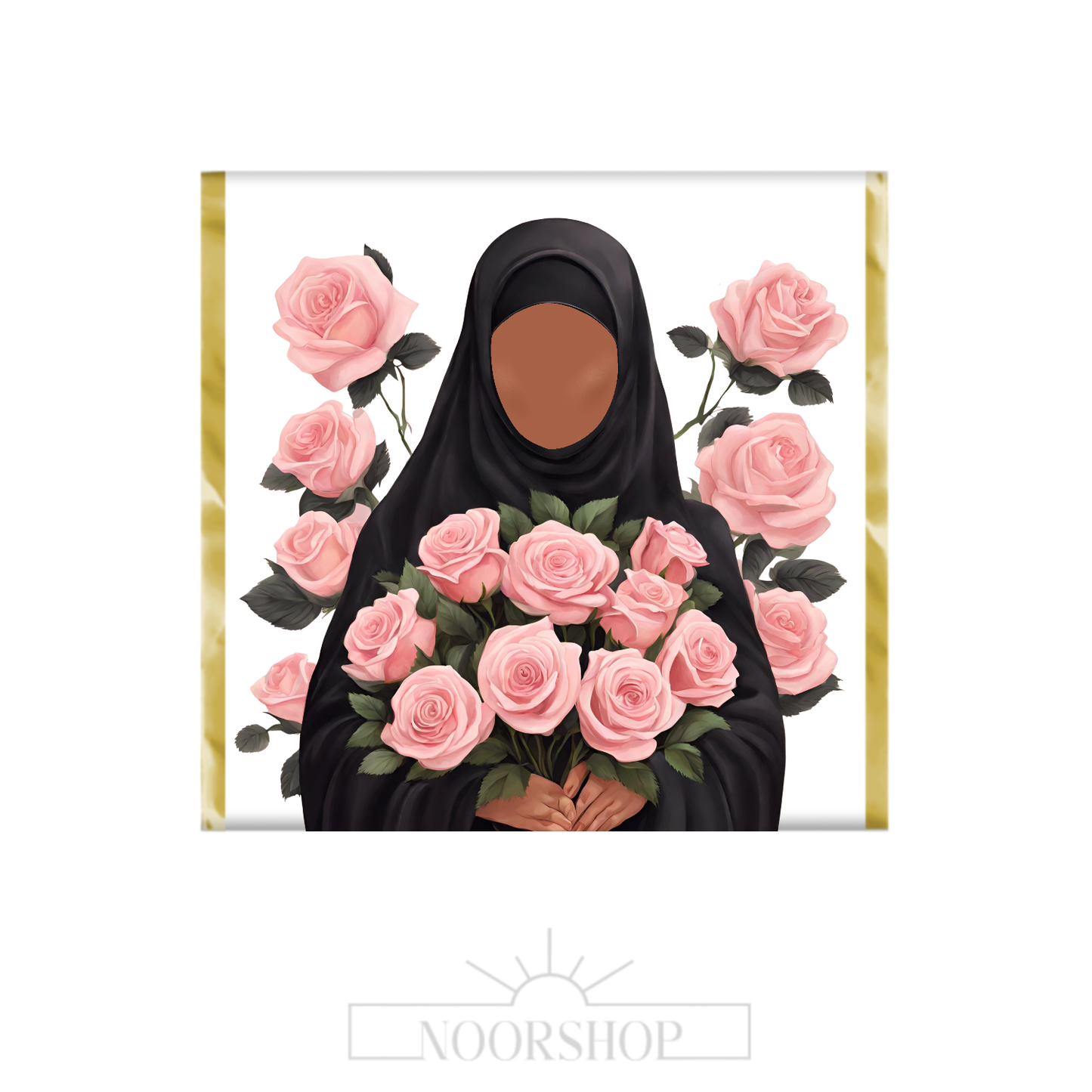 Chocolate bar Ukht flowers