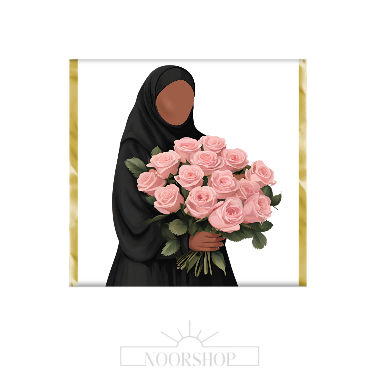 Chocolate bar Ukht flowers