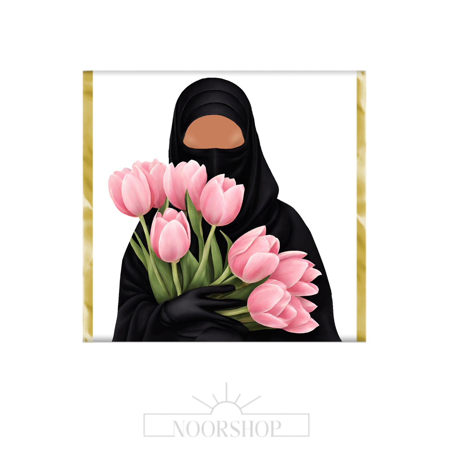Chocolate bar Ukht flowers