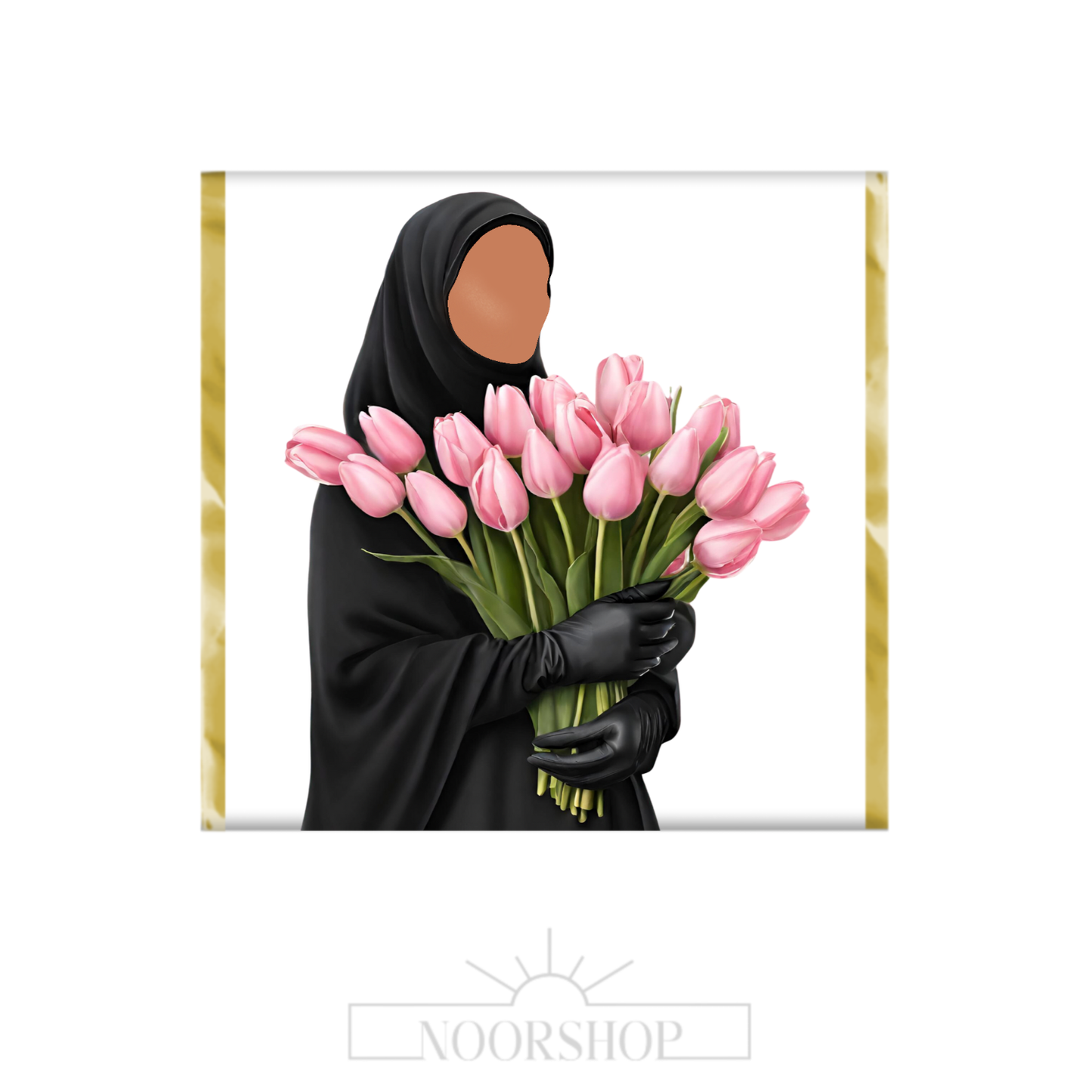 Chocolate bar Ukht flowers