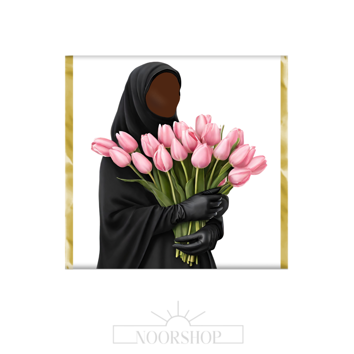 Chocolate bar Ukht flowers