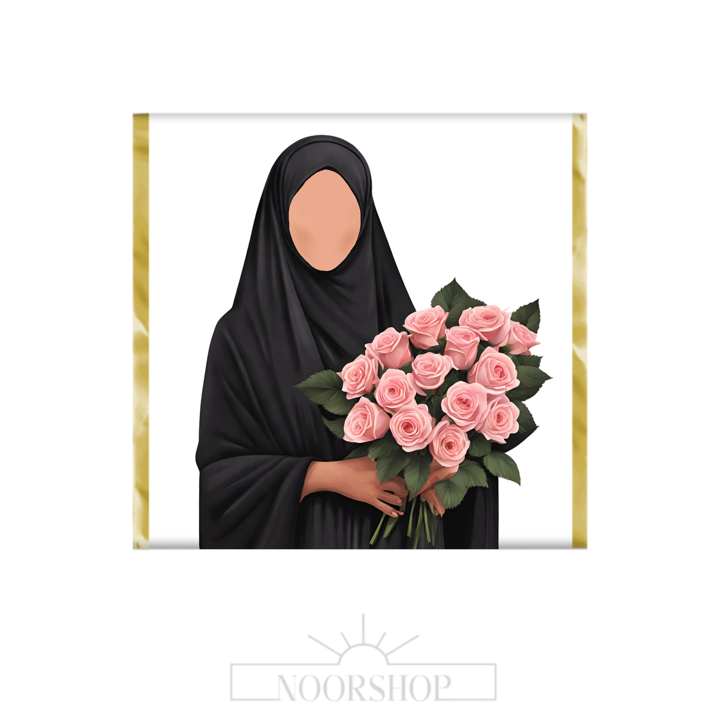 Chocolate bar Ukht flowers
