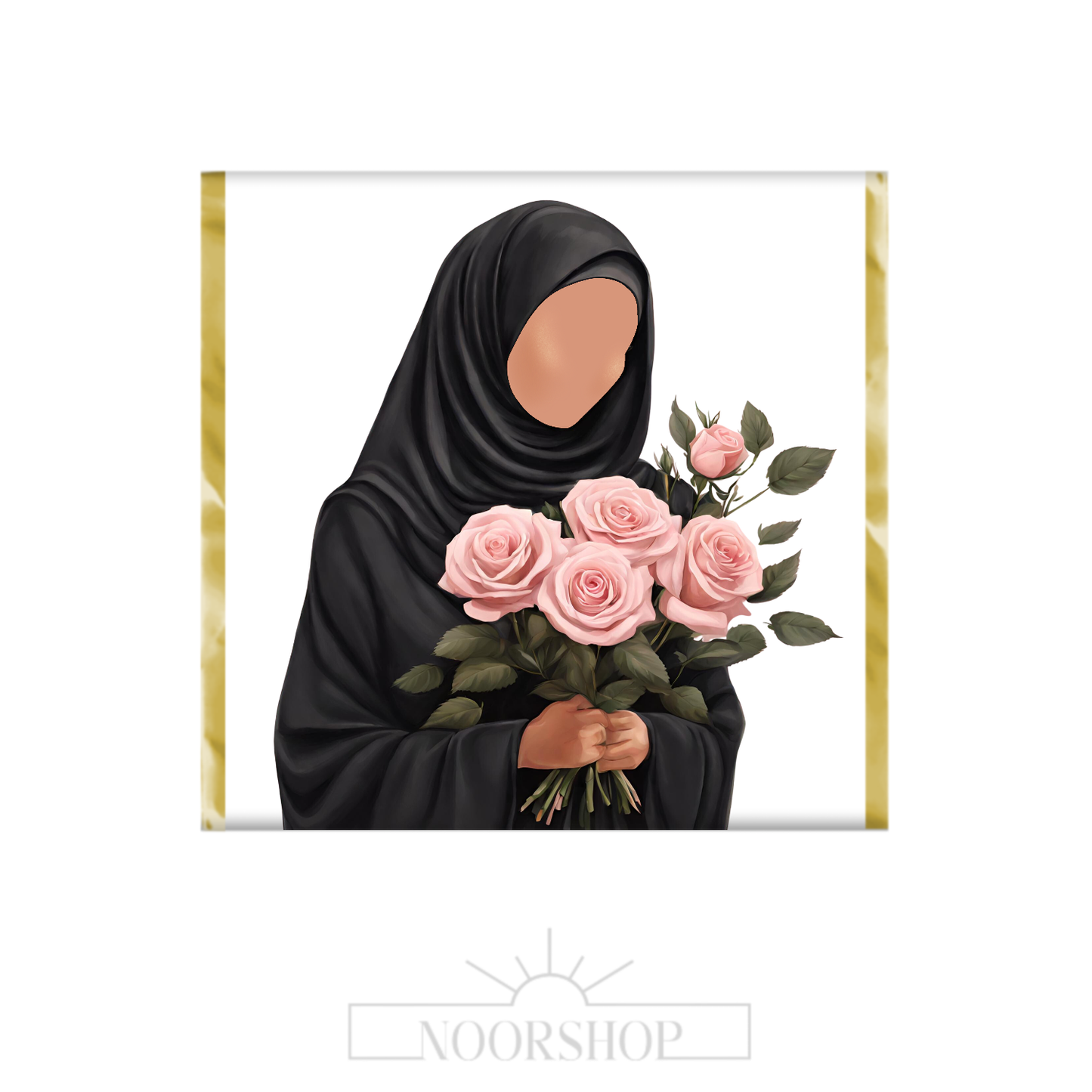 Chocolate bar Ukht flowers