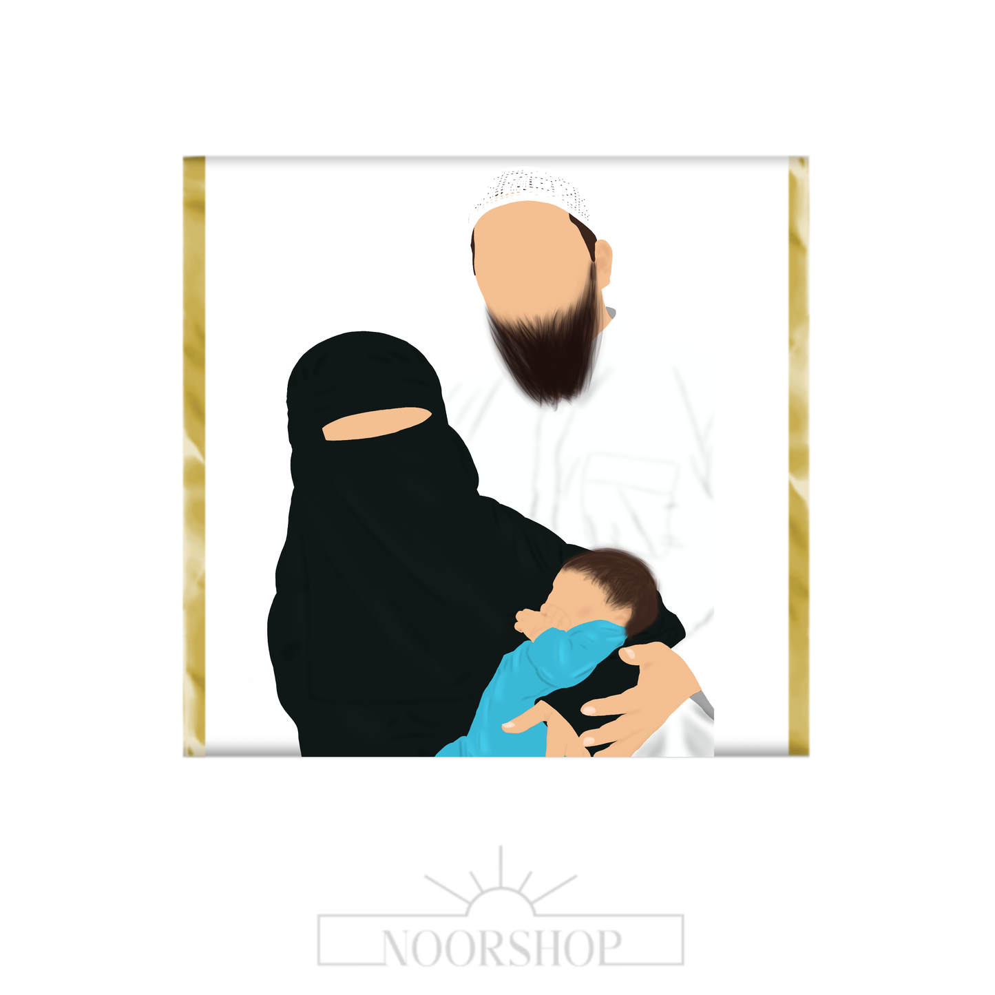 Muslim Family chocolate bar