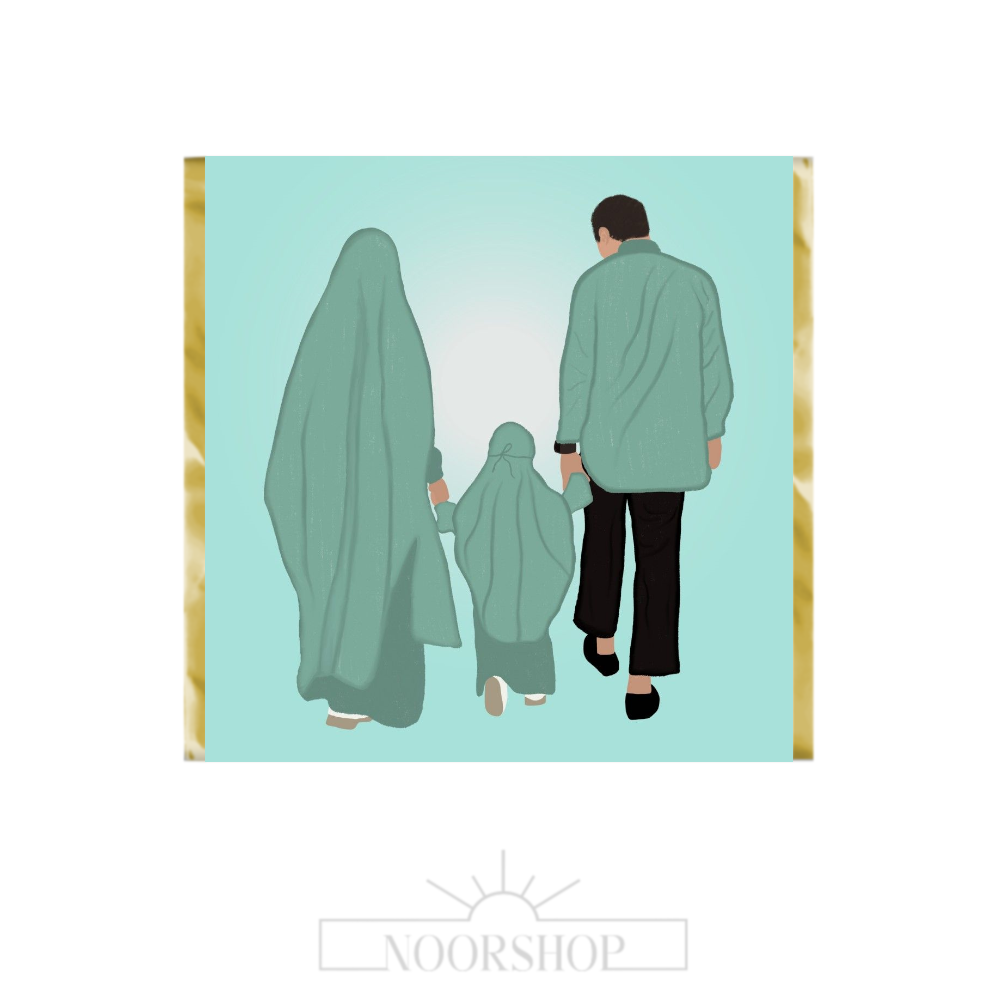 Muslim Family chocolate bar